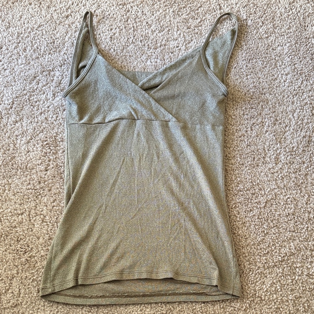 Michael Stars Metallic Gray Camisole